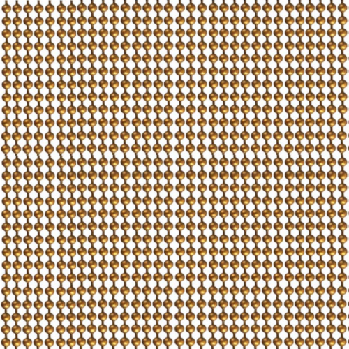 6mm Beaded Drapery Brass Copper Stainless Bs06